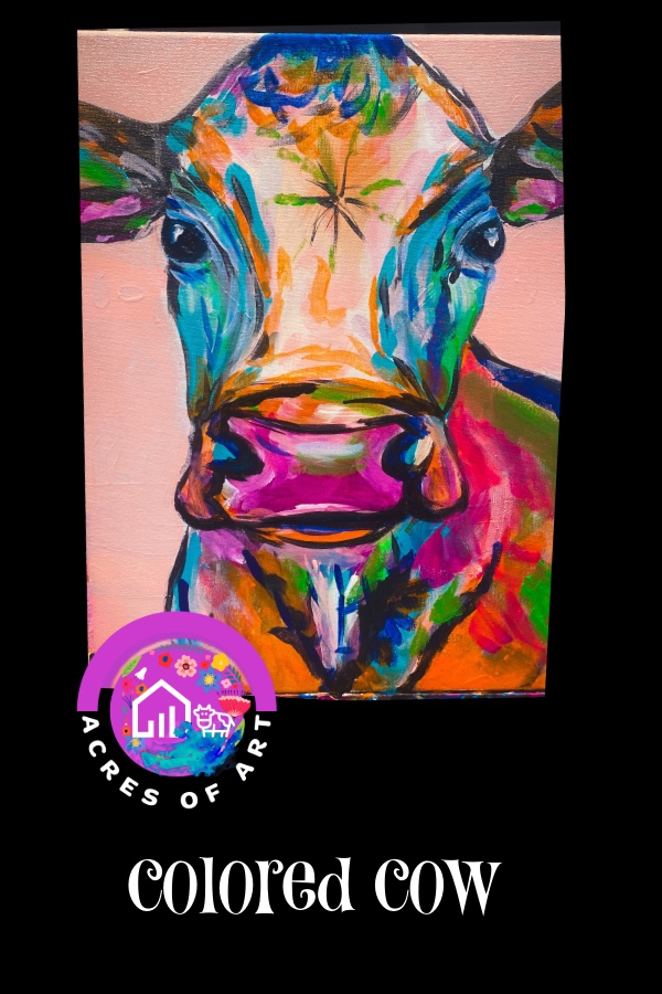 colourful cow