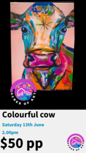Colourful cow
